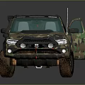 Camouflage Painted Utility Pickup Truck For Off Road