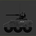 Modern Military Tank Featuring Antenna Turret Heavy Armor And Armored Tracks Design