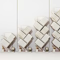 Modern Bookshelf Bookcase 3d model
