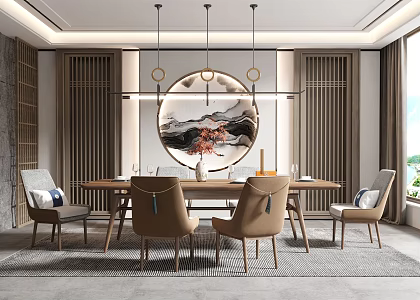 New Chinese Restaurant 3d model