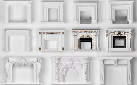 Jane's Fireplace 3d model