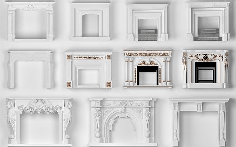 Jane's Fireplace 3d model