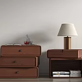 Simple bedside table 3d model