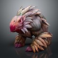 Modern game character bear monster cartoon monster monster 3d model