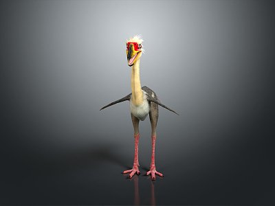 Horrible Birds Horrible Birds Horrible Crane Horrible Birds Bird Fowl Animal Game Animal Cartoon Animal 3d model