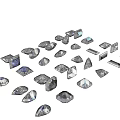 Diamond Jewelry Collection With Various Cut Shapes Including Round Square Heart Pear And Emerald