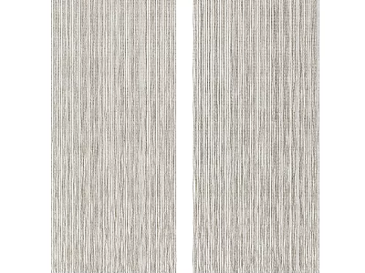 Light Gray Vertical Striped Linen Blend Curtains Modern Minimalist Design for Living Room Decor 3d model