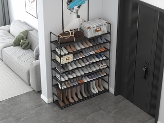 Shoe rack 32014 3d model