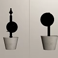 Stylish Wall Sconces With Brass Base Textured White Shade Soft Illumination On Beige Wall