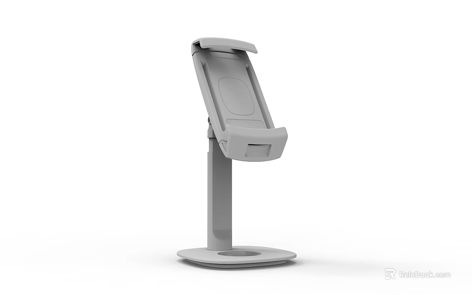 Adjustable Universal Phone Stand With Stable Base For Mobile Devices Ergonomic Design 3d model