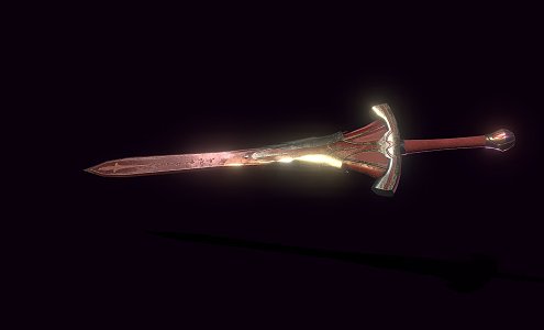 Clarent Sword 3d model