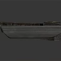 Small Open Hull Watercraft With Metal Frame And Wooden Deck Design