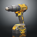 DEWALT Professional Cordless Yellow Black Power Drill With Battery Pack