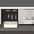 Modern Cloakroom 3d model