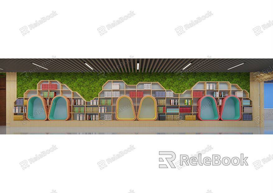 Modern Kindergarten Kindergarten Reading Corner model