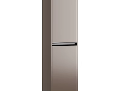 Modern Brown Bathroom Cabinet With Sleek Design Drawers And Storage Shelves 3d model