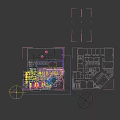 Spacious Supermarket Department Store Interior With Fresh Produce Shelves And Bright Lighting