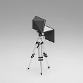 Mobile Digital Photography Tripod Accessory With Black Device And Adjustable Stable Legs
