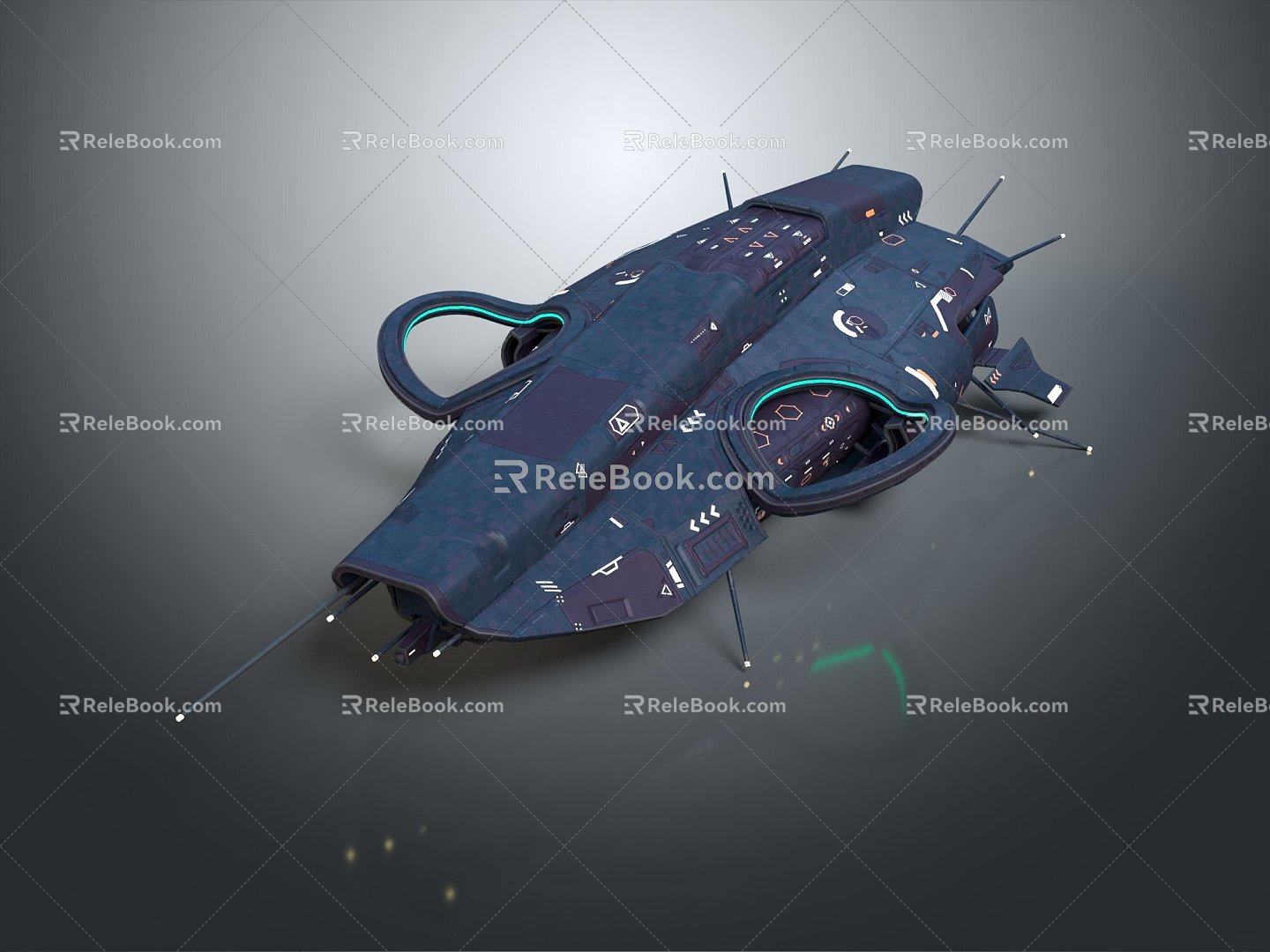 Spaceship Spacecraft Spacecraft 3d model