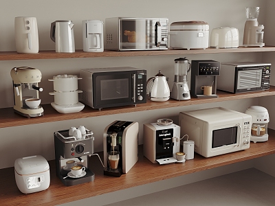 Kitchen Appliances Microwave Oven Kettle Coffee Machine Soybean Milk Maker Wall Breaking Machine Rice Cooker Rice Cooker Bread Machine model