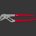 Professional Tiger Brand Hardware Pliers With Red Ergonomic Handles And Silver Metal Body