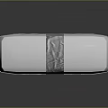 White Stacked Paper Towels With Silver Ribbon Tied Crosswise For Daily Use