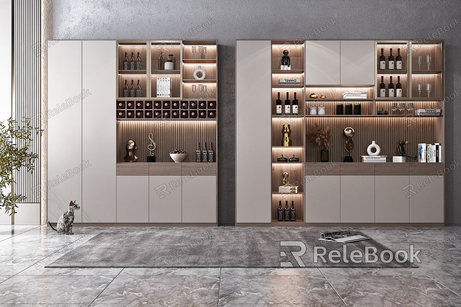 Modern Wine Cabinet model