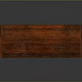 Rustic Solid Wood Table With Rectangular Top And Sturdy Carved Wooden Legs