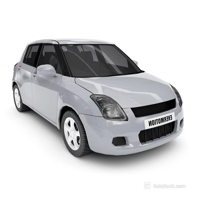 Silver MOTOMOBILE Motorcycle Featuring Sleek Body Design and Front Headlights 3d model 