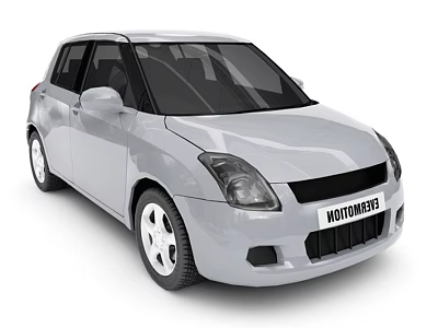 Silver MOTOMOBILE Motorcycle Featuring Sleek Body Design and Front Headlights 3d model