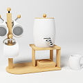 Nordic Tea Set 3d model