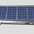 Industrial Solar Panel Mounting System With Sturdy Metal Frame And Durable Structure 3d model