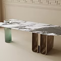 Desk Dining Table 3d model