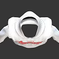 White Long Sleeve Avengers Logo Hoodie With Red Emblem And Comfortable Fit