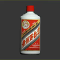Kweichow Moutai Baijiu as Lifestyle Product with White Bottle Red Cap and Traditional Label