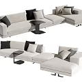 Modern Poliform Multiplayer Sofa 3d model