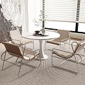 Modern Negotiation Tables and Chairs 3d model