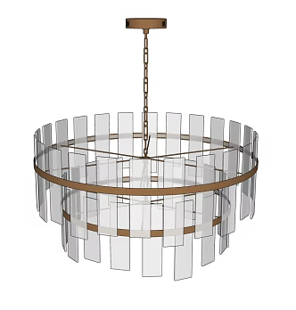 modern chandelier glass chandelier living room chandelier 3d model