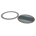 Circular And Oval Metal Mesh Equipment With Green Striped Design