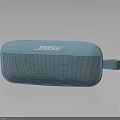 Bose Light Blue Portable Bluetooth Speaker With Hand Strap And Compact Design