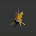 Golden Fish Fish Goldfish 3d model