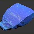 Glossy Blue Wood Stone Material With Reflective Surface And Shiny Appearance
