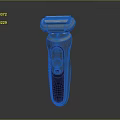 Modern Black Electric Shaver With Multi Blade System And Ergonomic Handle Design 3d model