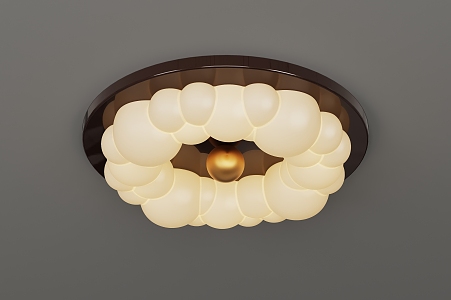 Quiet ancient style ceiling lamp bedroom ceiling lamp children's bedroom ceiling lamp 3d model