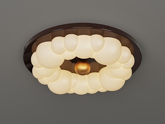 Quiet ancient style ceiling lamp bedroom ceiling lamp children's bedroom ceiling lamp 3d model