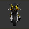 Modern motorcycle two-wheeled motorcycle off-road motorcycle road racing motorcycle 3d model