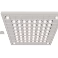 Ceiling chandelier curved shape 3d model