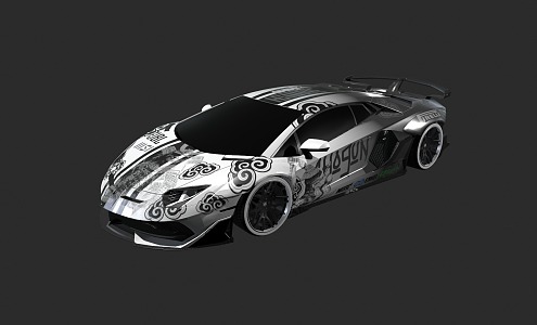 sports car Car Racing Supercar 3d model