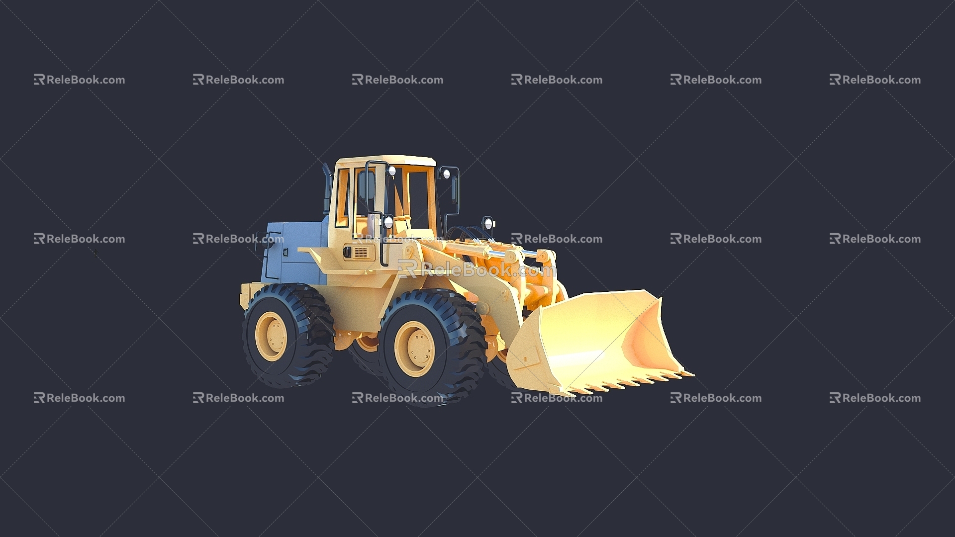 Modern function car bulldozer 3d model