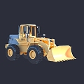 Modern function car bulldozer 3d model